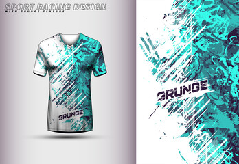 Front racing shirt design. Sports design for racing, cycling, jersey game vector .