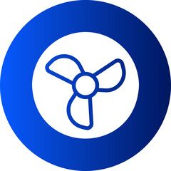 fan gradient icon
