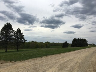 road in the countryside