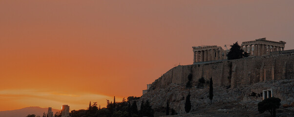 The Parthenon at Sunset