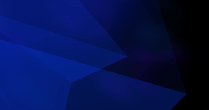 Abstract light black dark blue polygon geometric motion graphics illustration background digital futuristic innovation professional business presentation wallpaper with pyramid triangle pattern