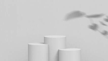 Product background using 3D rendering and geometry. background for products mockup
 presentation. 3d rendering illustration.