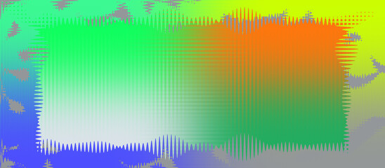 Abstract neon grunge border background image.