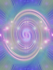Abstract psychedelic spiral shape background image.