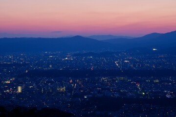 Sunset on Kyoto