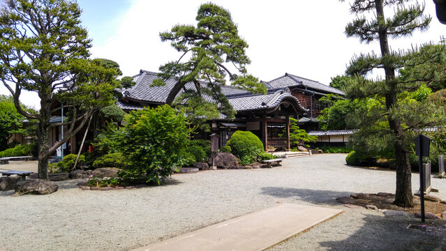 A Historical Building at Gotokuji Temple, Japan