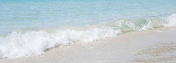 waves and clear water and beautiful beaches on the island