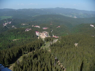 Landscape in mountain and some very old houses 