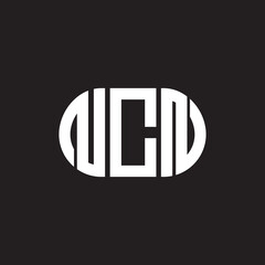 NCN letter logo design on black background. NCN creative initials letter logo concept. NCN letter design.NCN letter logo design on black background. NCN creative 