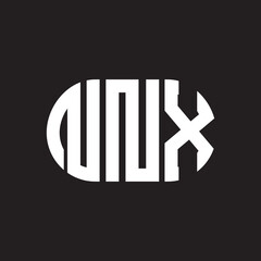 NNX letter logo design on black background. NNX creative initials letter logo concept. NNX letter design.NNX letter logo design on black background. NNX creative initials letter logo concept. 