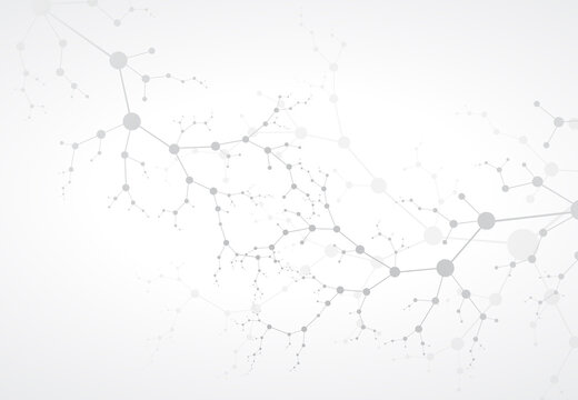 concept physics molecular structure and  dna vector  chemistry science  illustration