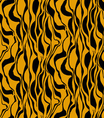 Seamless zigzag pattern, geometric print.