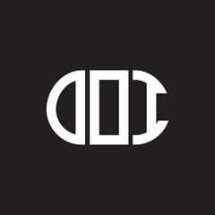 OOI letter logo design on black background. OOI creative initials letter logo concept. OOI letter design.