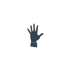 Hand symbol icon illustration template