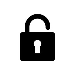 Unlocked security icon