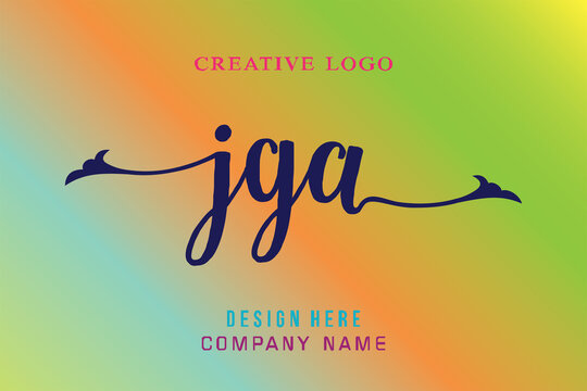 JGA  lettering logo is simple, easy to understand and authoritative