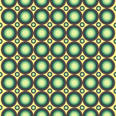 Seamless Pattern with Abstract geometric, Vector simple shapes