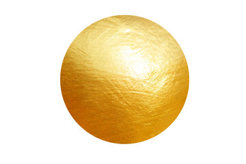 Gold circle hand paint background - 490260334