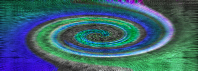 Abstract psychedelic spiral shape background image.