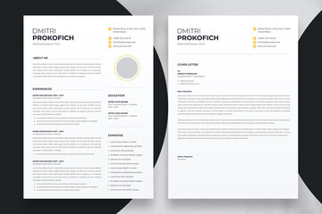 Resume and Cover Letter, Minimalist resume cv Resume templates to help you land that great job	