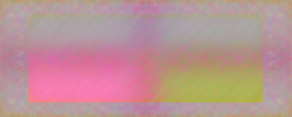 Abstract glitch art border background image.