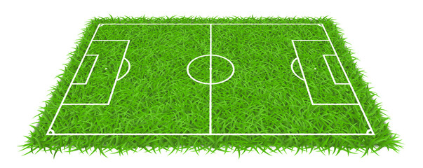 芝生のサッカーコート（デフォルメ） © Studio Trinity