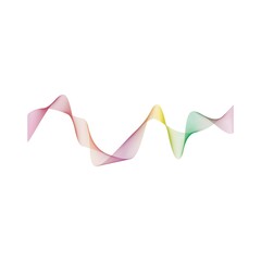 Sound waves line equalizer logo vector illustration design template icon