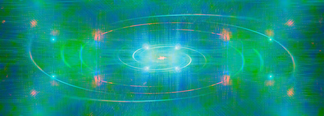 Abstract psychedelic burst background image.