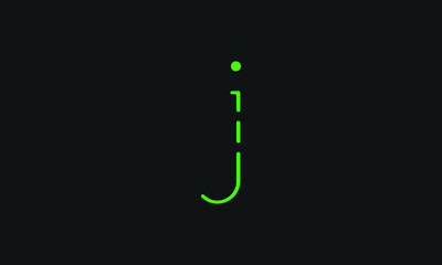 Alphabet letter icon logo j