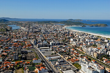 Naklejka premium Cidade de Cabo Frio. Rio de Janeiro.
