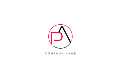 AP, PA, AP, Letters Logo Monogram - obrazy, fototapety, plakaty