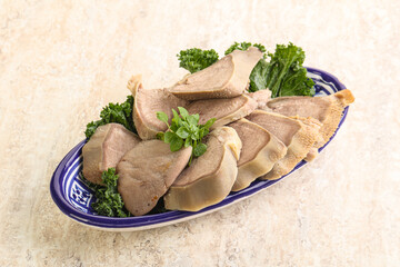 Sliced Pork Tongue snack appetizer