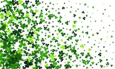 Happy Saint Patrick's day green background
