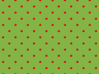 Pixel 8 bit red apple background - high res seamless pattern
