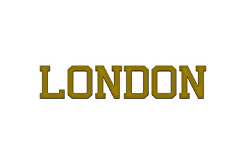 UK city name embroidery logo design