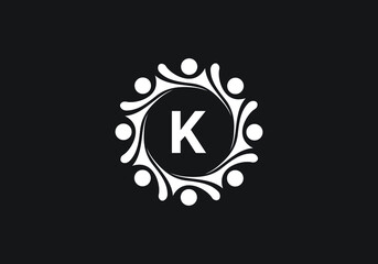 this is a letter K logo design