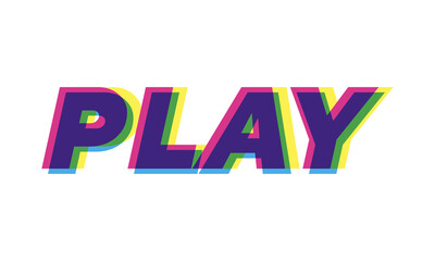 Play Modern Glitch Text Effect