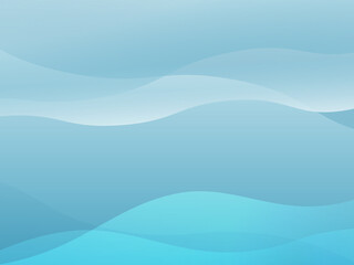 水色　背景　壁紙　グラデーション　イラスト