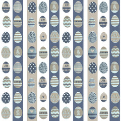 Easter. Set of seamless patterns.
