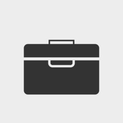 Briefcase vector icon illustration sign