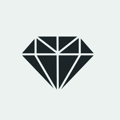 Jewel vector icon illustration sign