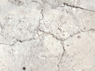 bumpy Cracked hard concrete surface