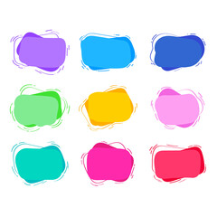 Cartoon bubbles,dialog boxes,comments,text box templates,idea collection,talking speech bubbles,doodle style cartoon balloons,clouds,isolated design elements.