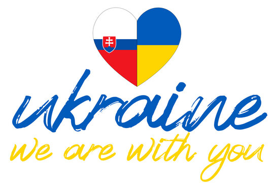 Grafik zur Unterstützung der Ukraine Slovakia / der Fotografen-Anteil vom Verkauf wird gespendet / the photographers share of the income will be donated