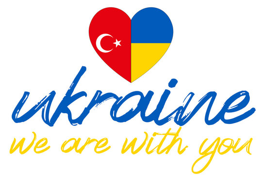 Grafik zur Unterstützung der Ukraine Turkey / der Fotografen-Anteil vom Verkauf wird gespendet / the photographers share of the income will be donated