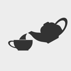 Tea vector icon illustration sign