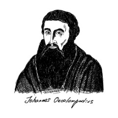 Johannes Oecolampadius (1482-1531) was a German Protestant reformer in the Reformed tradition from the Electoral Palatinate.