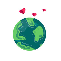 heart shaped globe