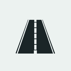 Highway vector icon illustration sign