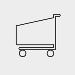 Shop vector icon illustration sign